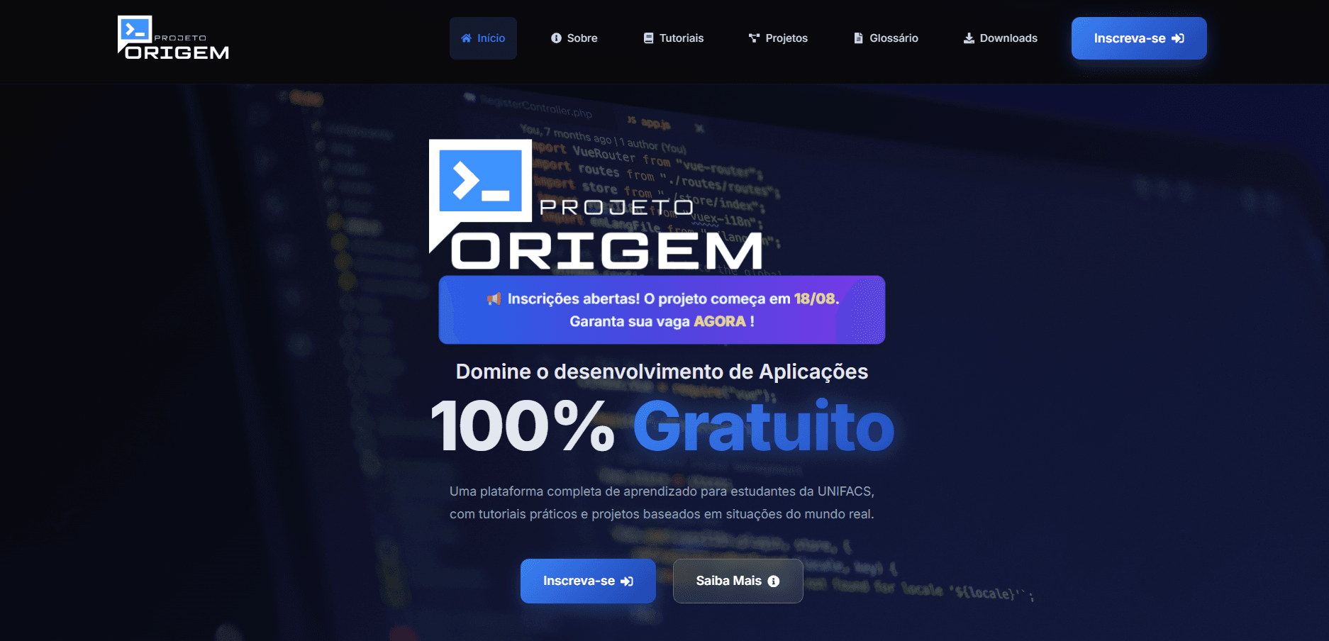 Projeto Projeto Origem